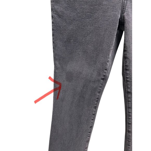 Madewell Middle School Rise Kick Out Jeans Black Size 28 - Picture 9 of 14